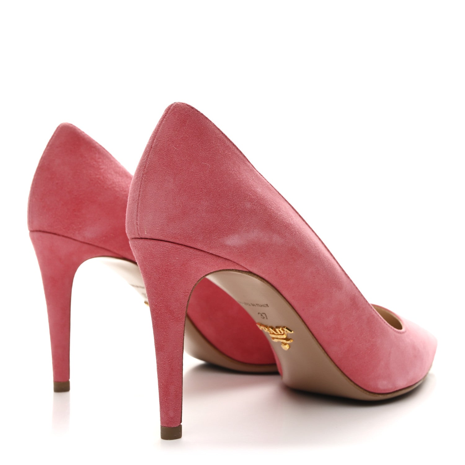 Prada Camoscio Basic 90mm Pumps 37 Geranio