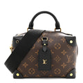 Louis Vuitton Monogram Petite Malle Souple Black