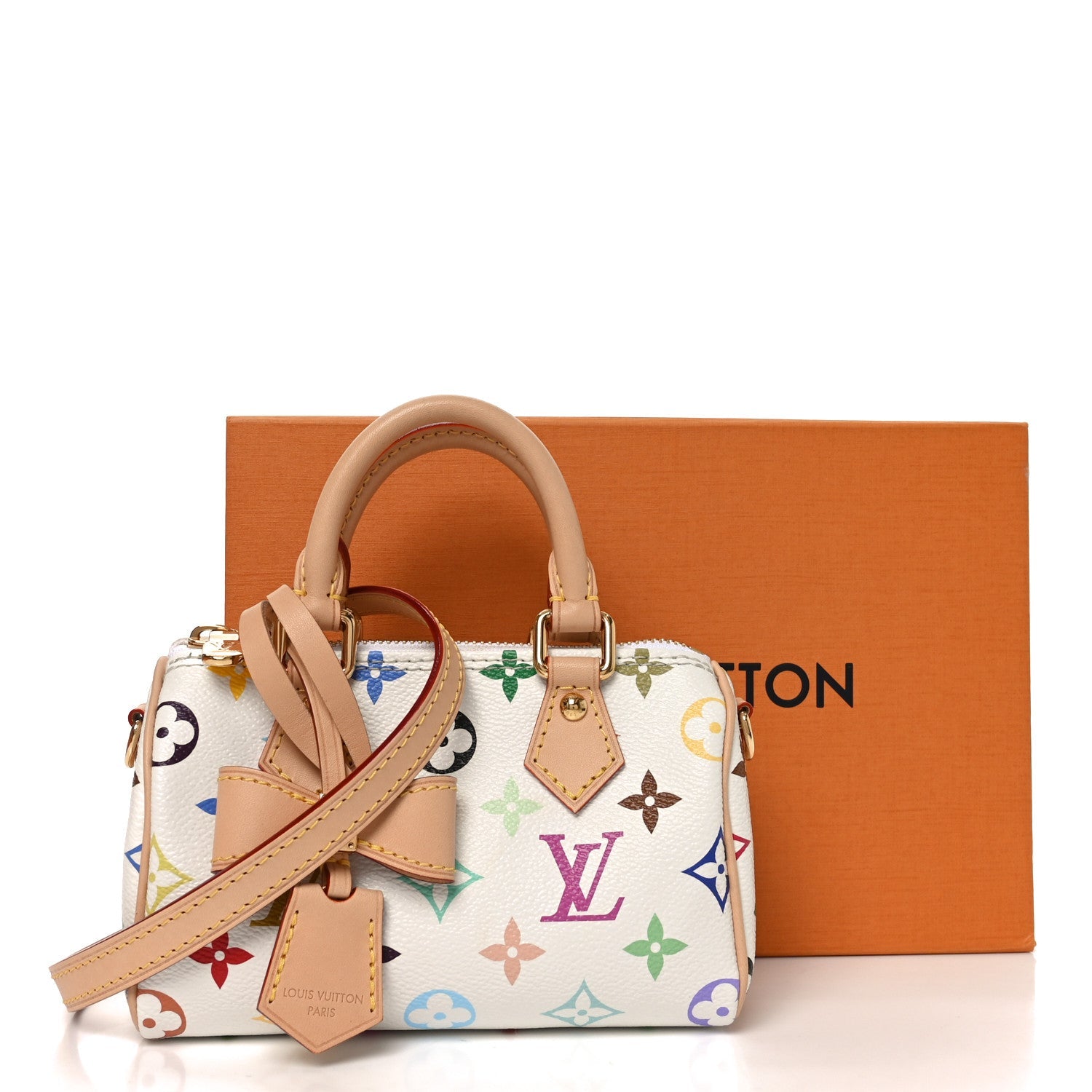 Louis Vuitton LV X TM Monogram Multicolor Nano Speedy White