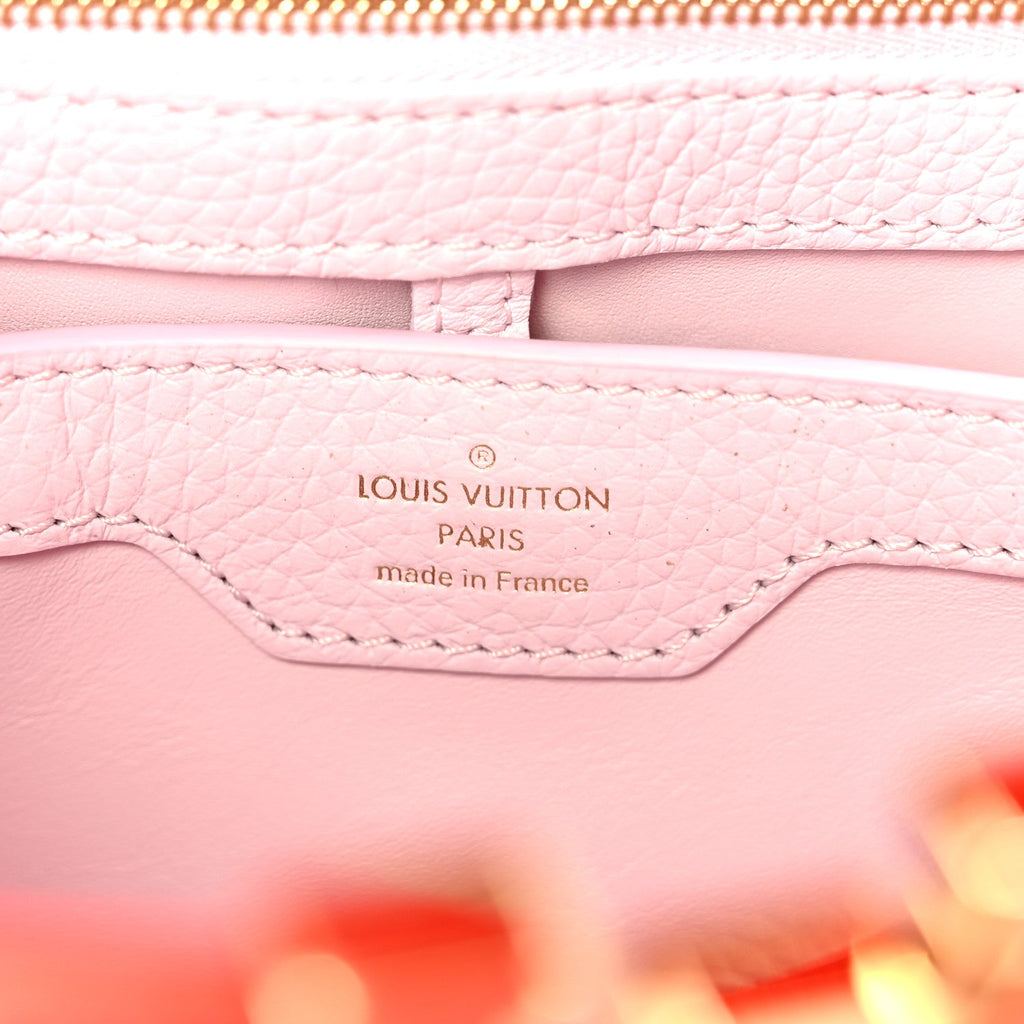 Louis Vuitton Taurillon Capucines BB Tonic Orange