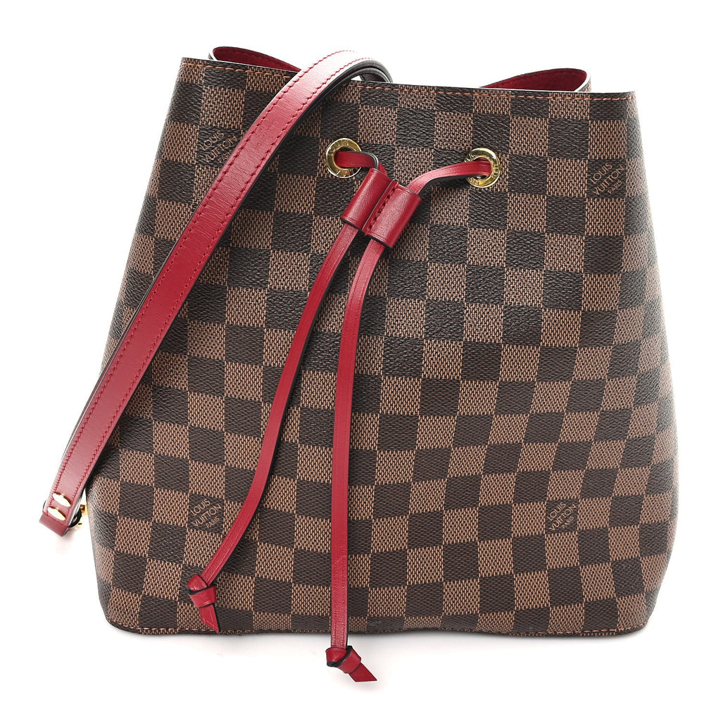 Louis Vuitton Damier Ebene Neonoe MM Cherry Berry