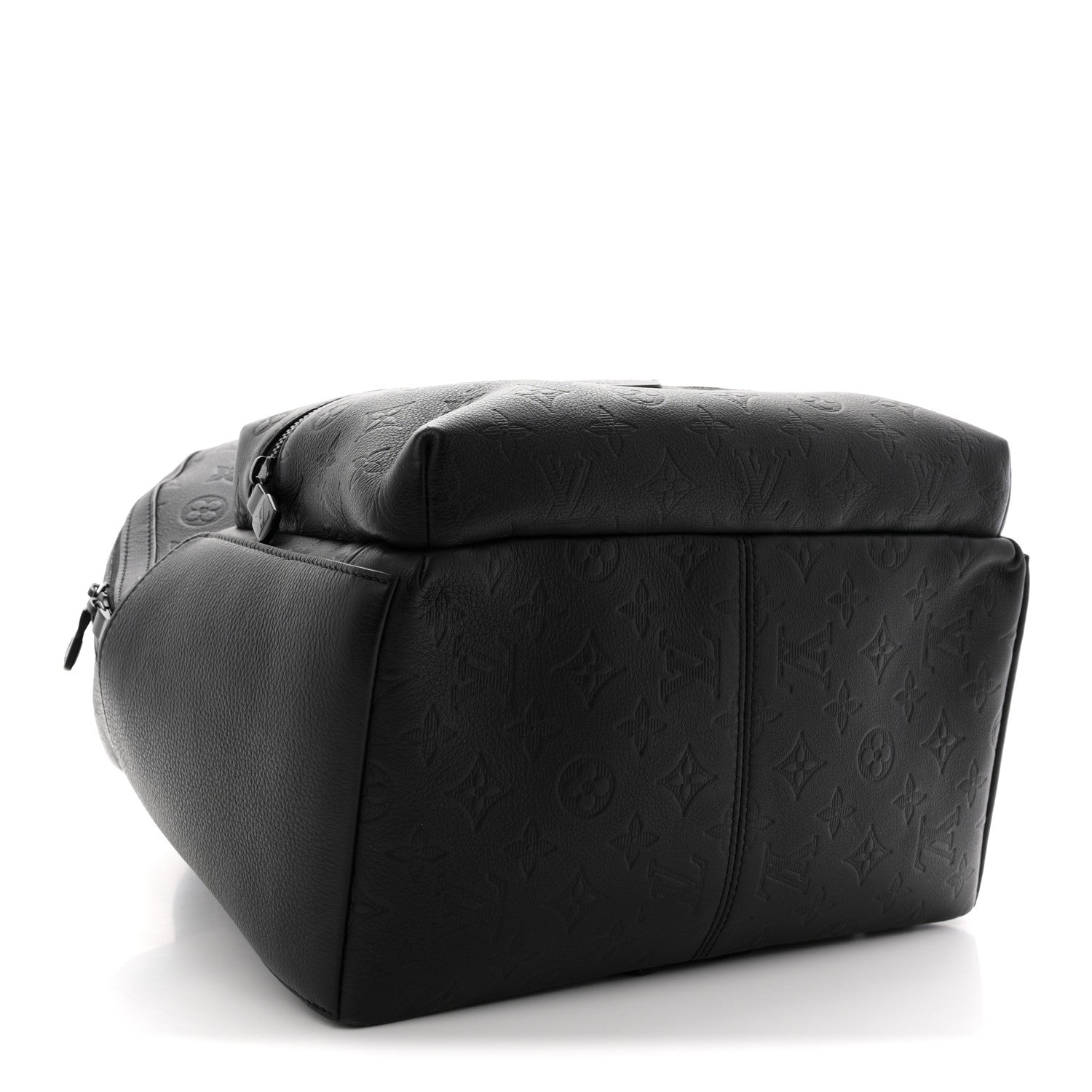 Louis Vuitton Calfskin Monogram Shadow Discovery Backpack  Black