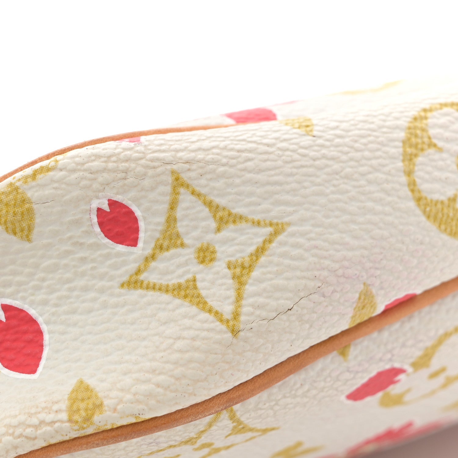 Louis Vuitton Monogram Cherry Blossom Pochette Accessories Red