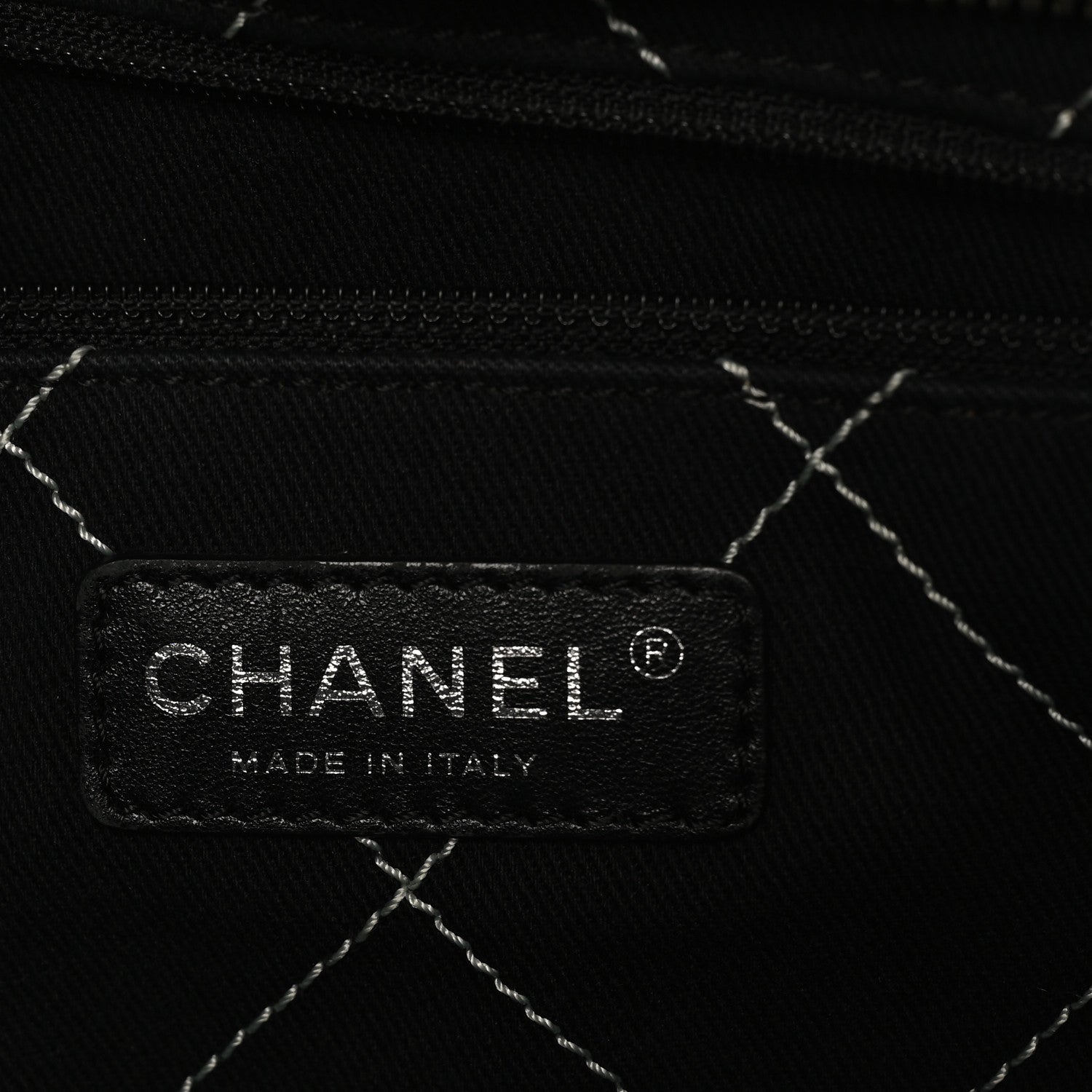 Chanel Grained Calfskin Shopping Fever Tote Green