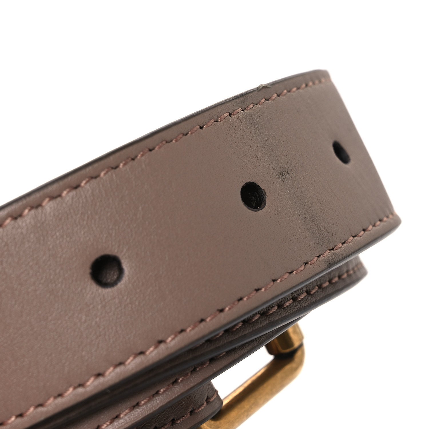 Gucci Calfskin Matelasse GG Marmont Belt Bag 85 34 Porcelain Rose