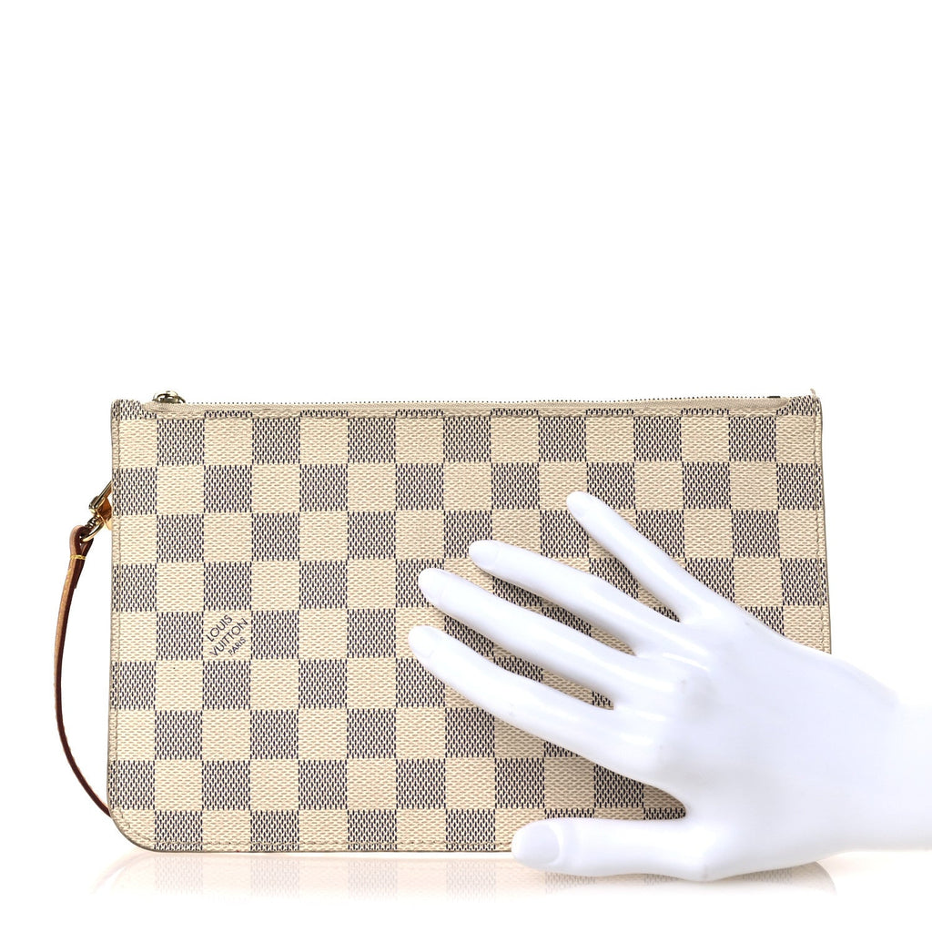 Louis Vuitton Damier Azur Neverfull MM GM Pochette