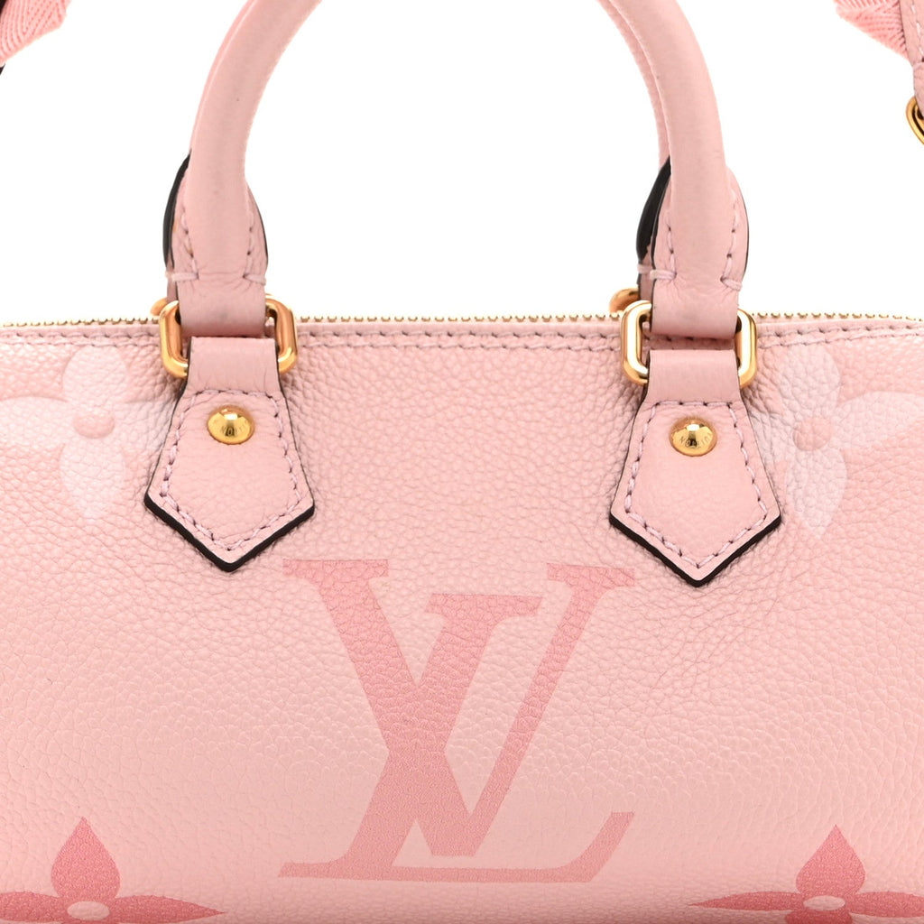 Louis Vuitton Empreinte Monogram Giant By The Pool Papillon BB Bouton De Rose