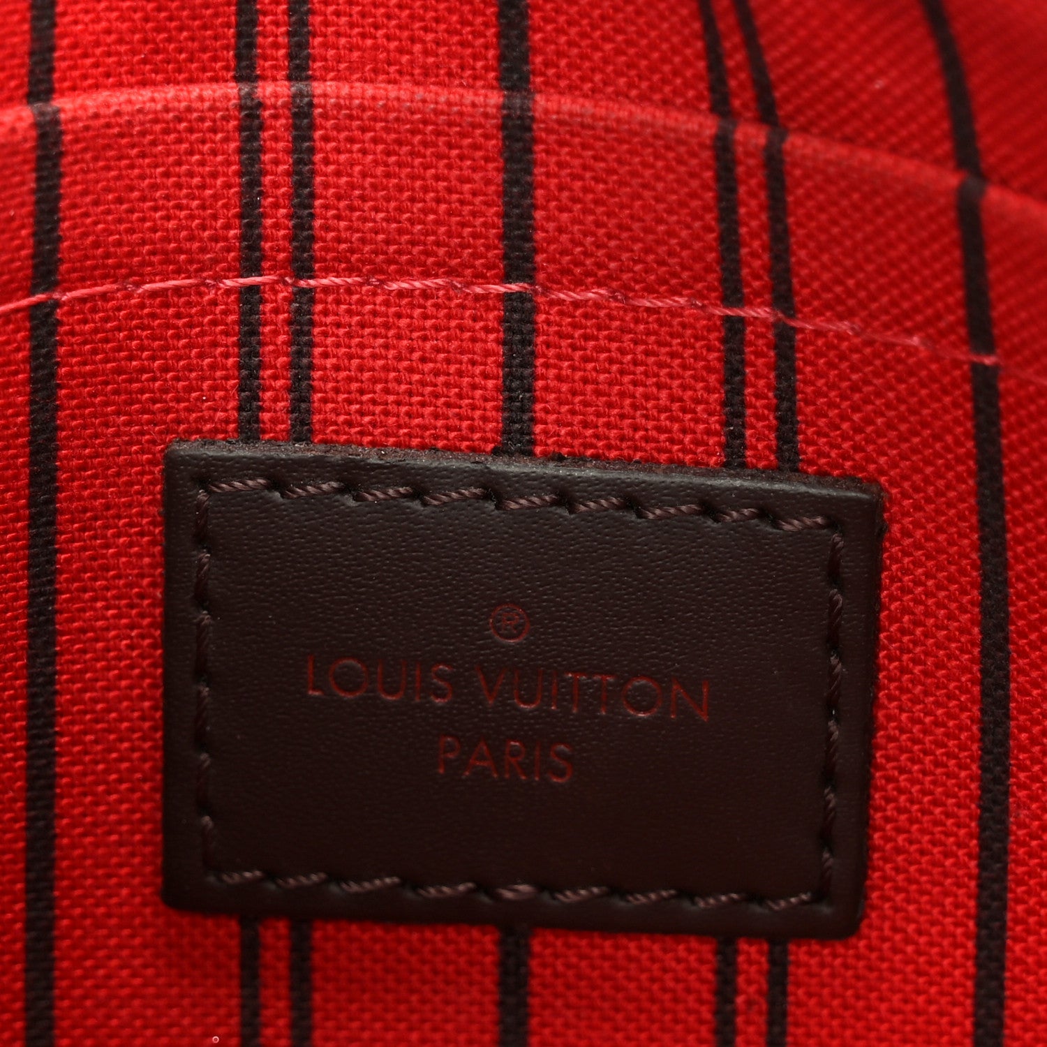 Louis Vuitton Damier Ebene Neverfull MM GM Pochette