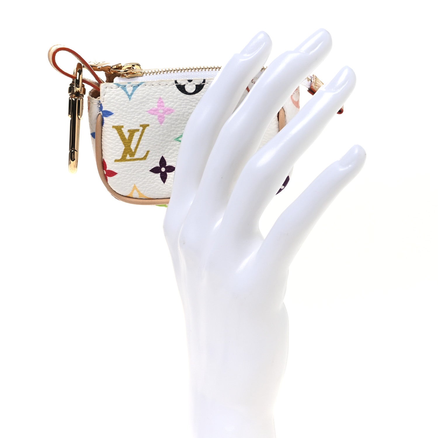 Louis Vuitton LV x TM Monogram Multicolor Micro Pochette White