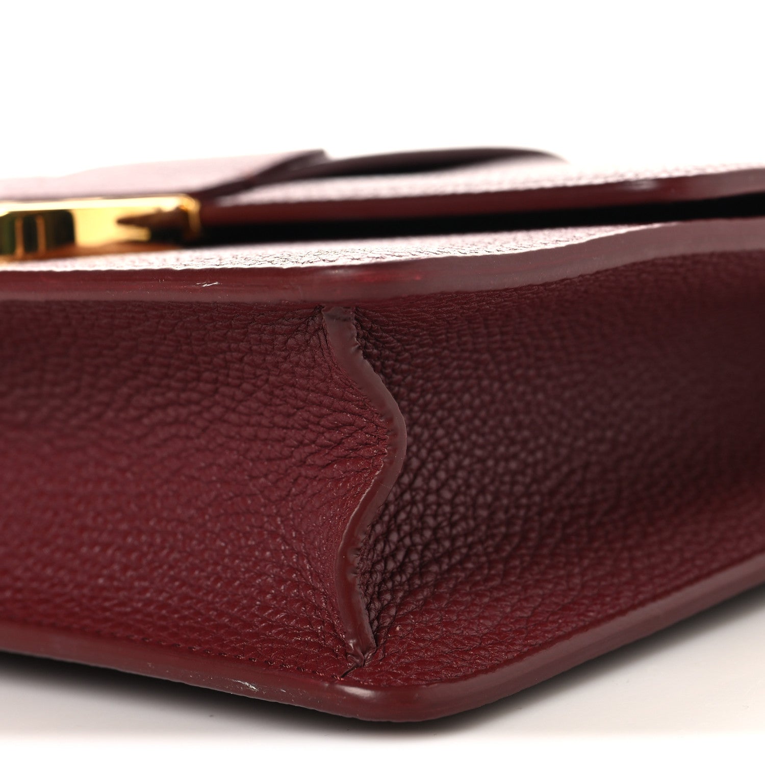 Christian Dior Grained Calfskin 30 Montaigne Flap Bag Red Brick