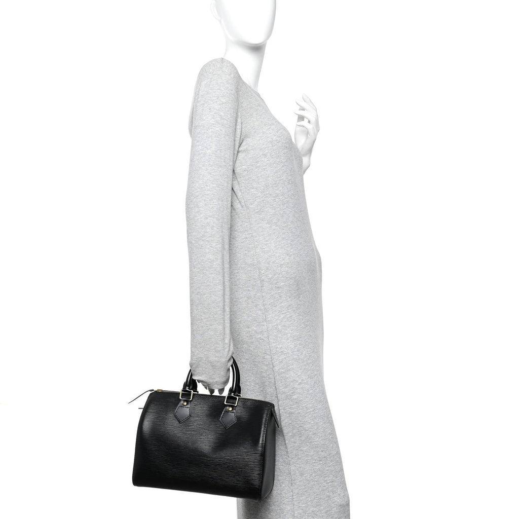 Louis Vuitton Epi Speedy 25 Black