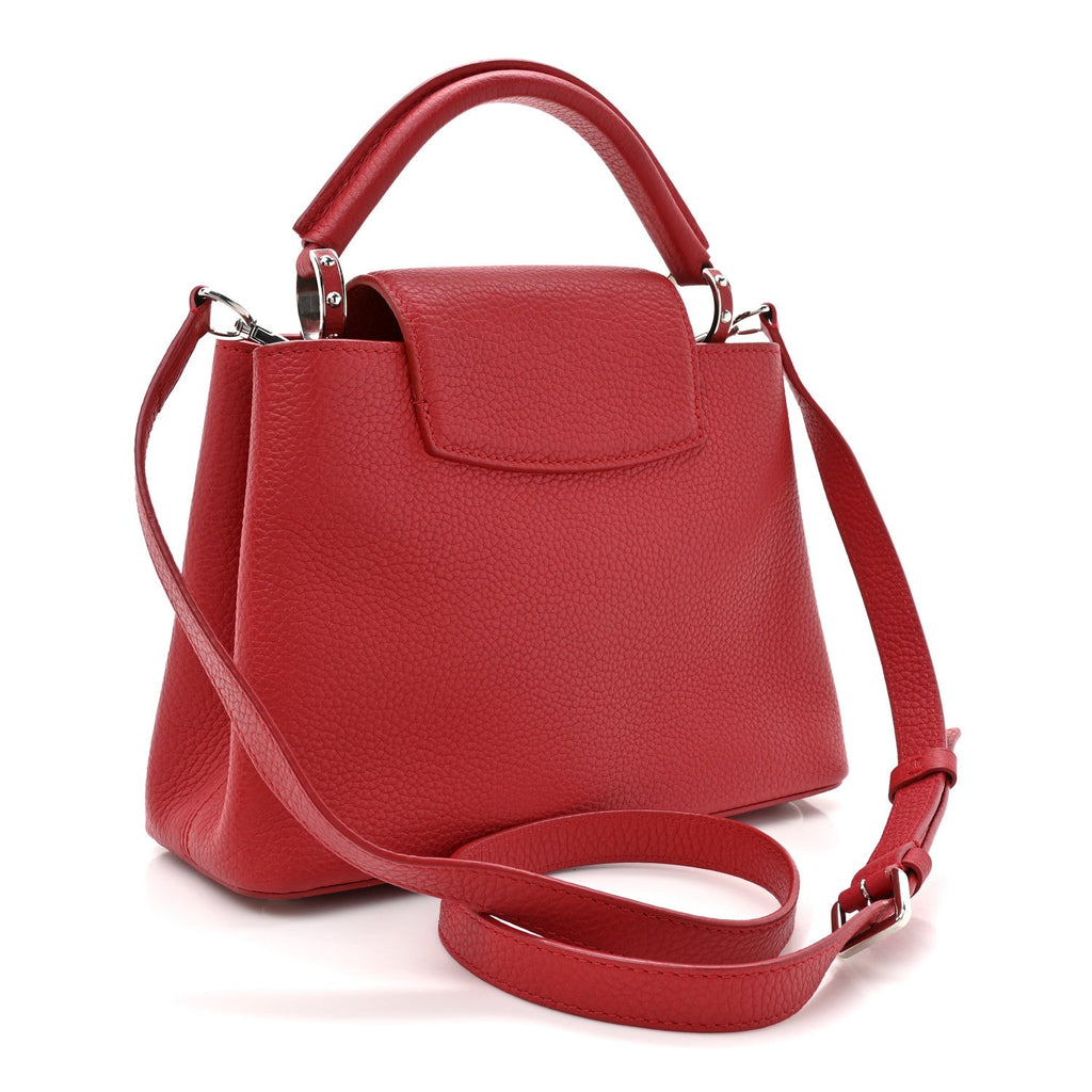 Louis Vuitton Taurillon Capucines BB Scarlet Red