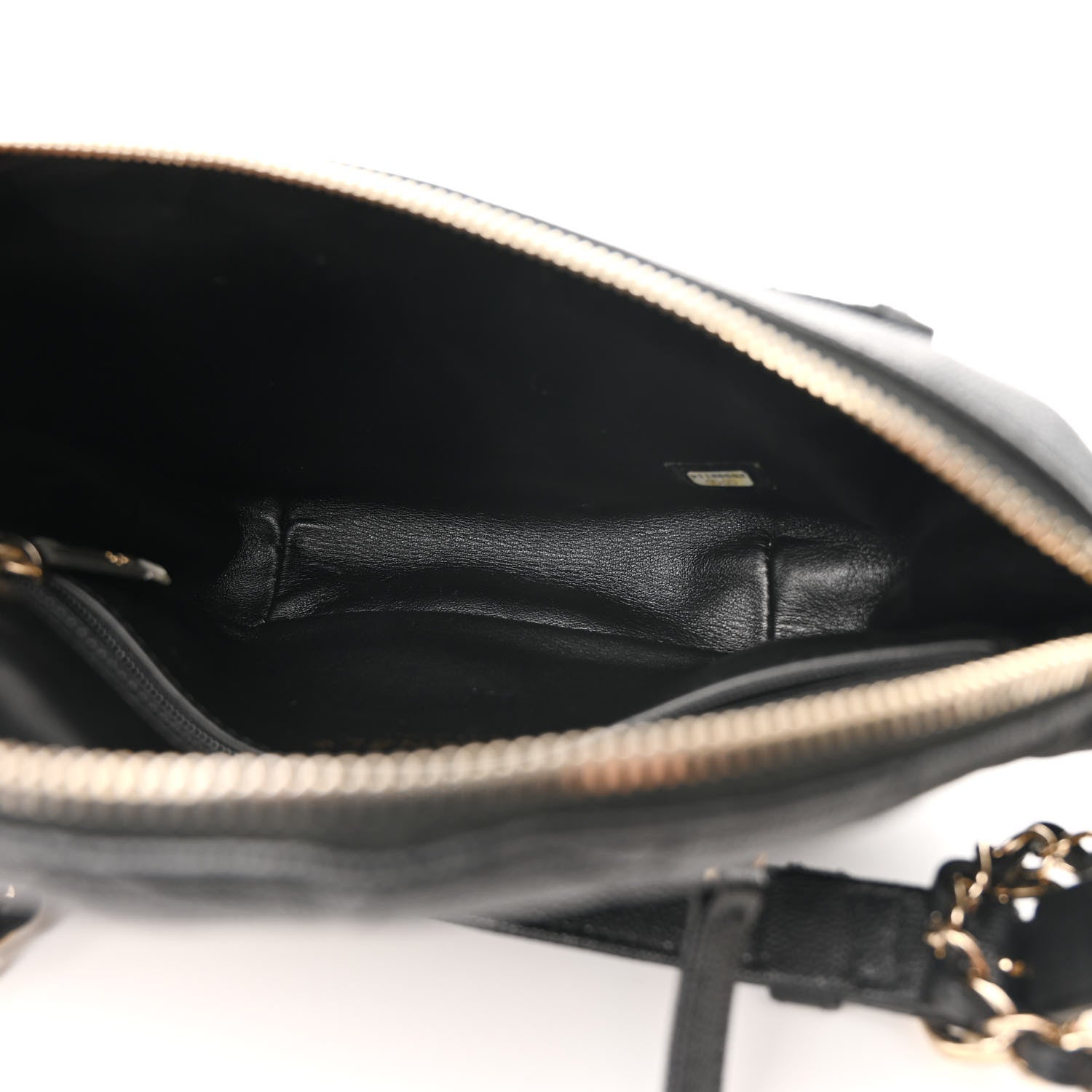 Chanel Caviar Quilted Filigree Waist Bag Black