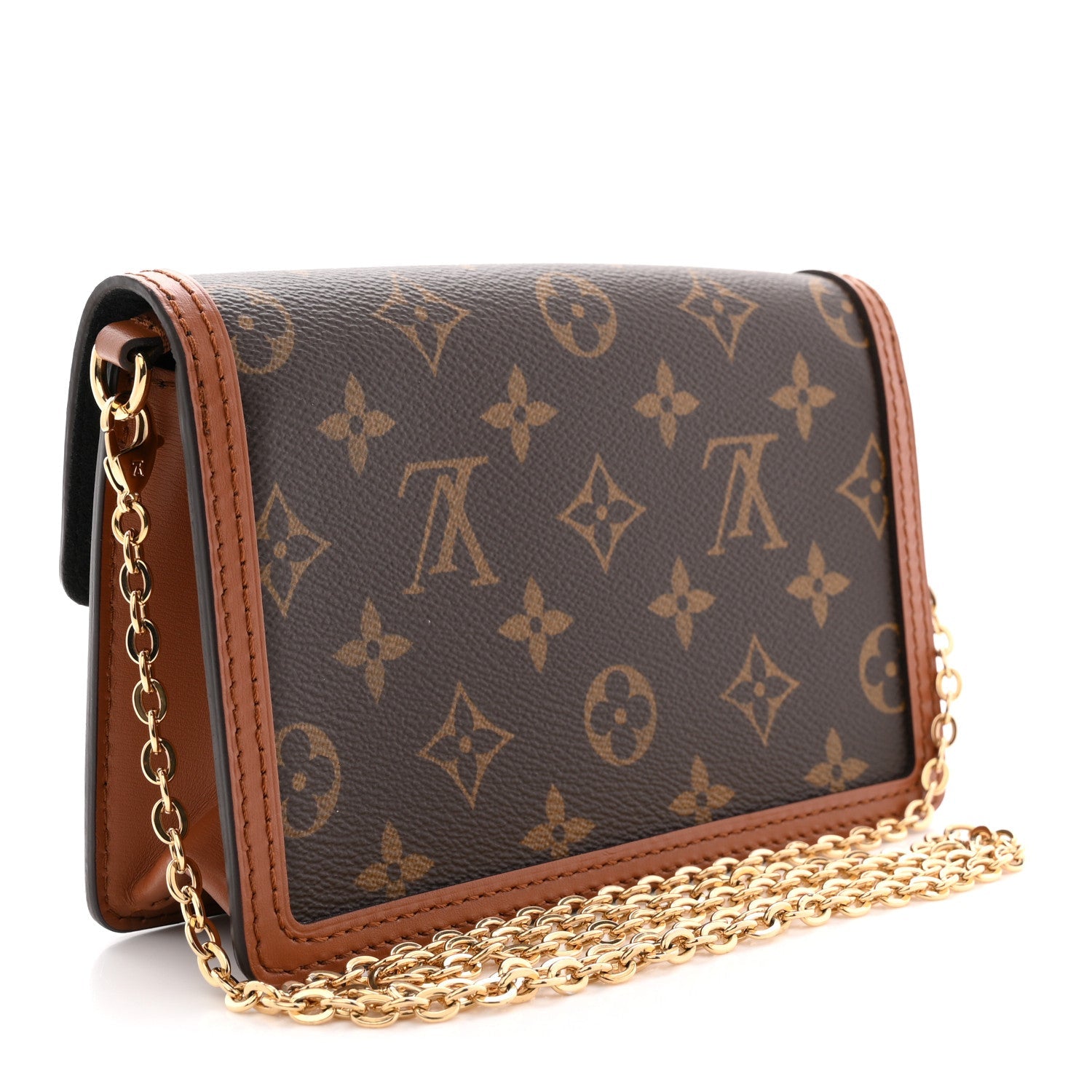Louis Vuitton Reverse Monogram Dauphine Chain Wallet