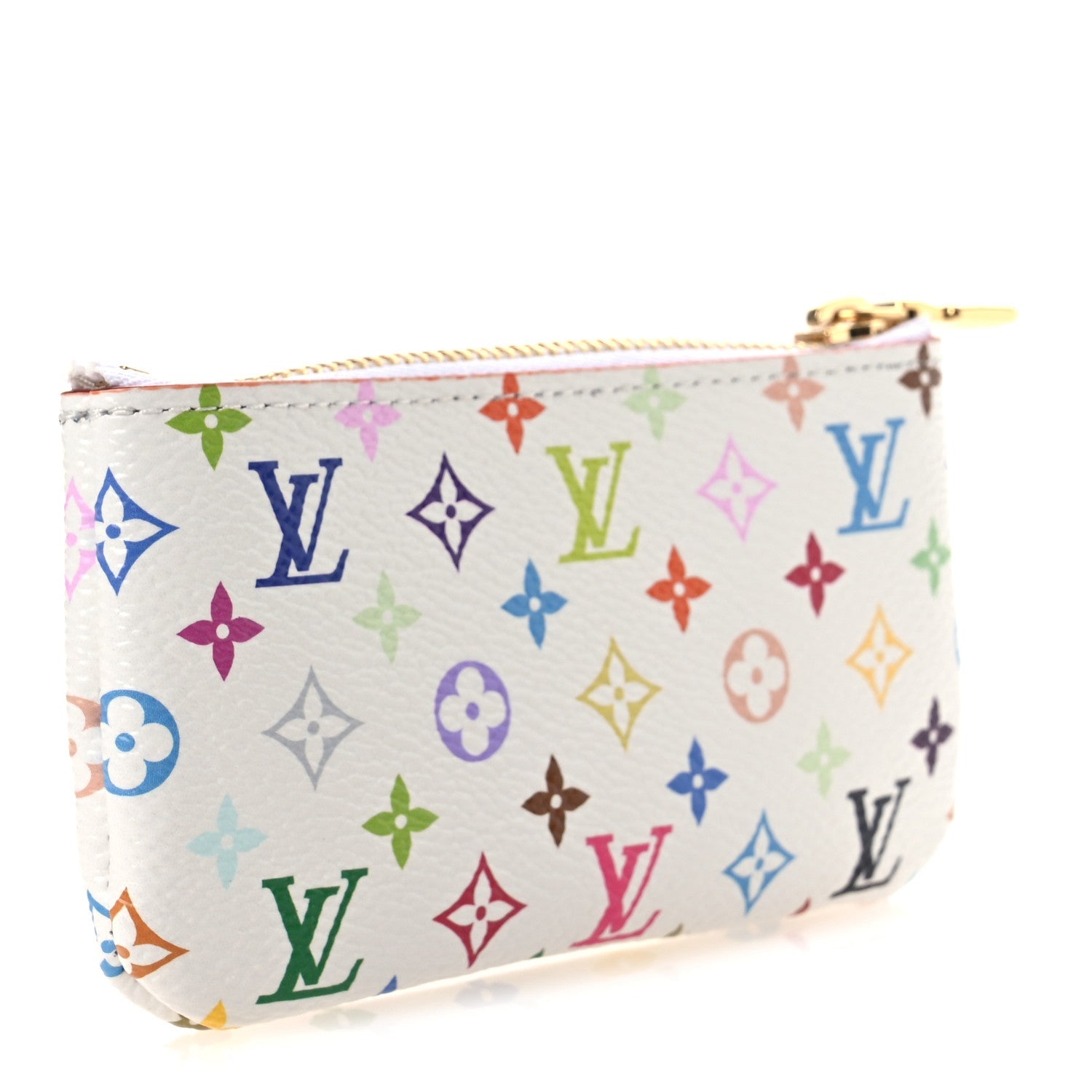Louis Vuitton LV X TM Monogram Multicolor Key Pouch White