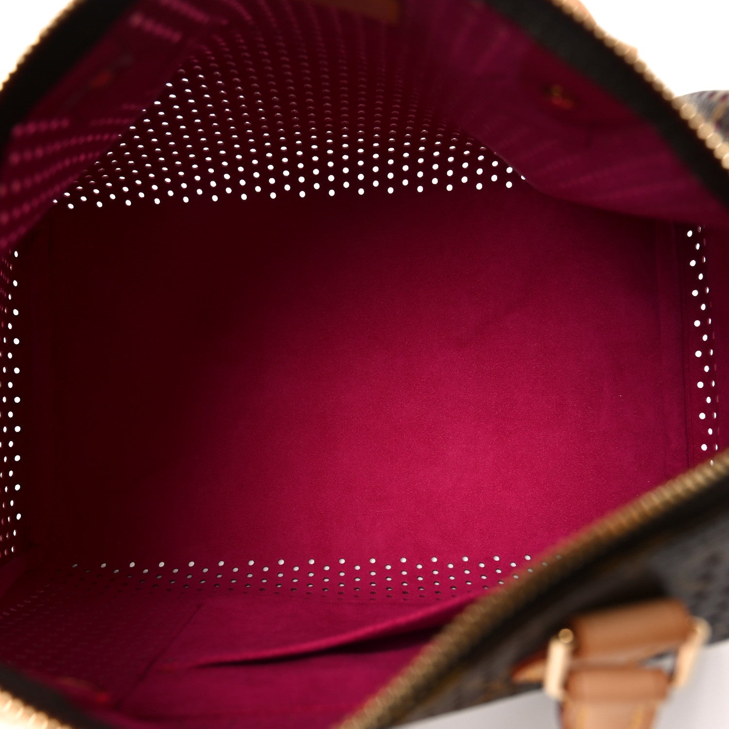 Louis Vuitton Monogram Perforated Speedy 30 Fuchsia