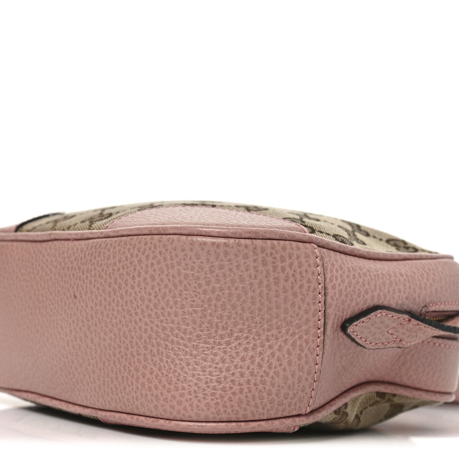 Gucci Monogram Mini Bree Messenger Bag Beige Soft Pink