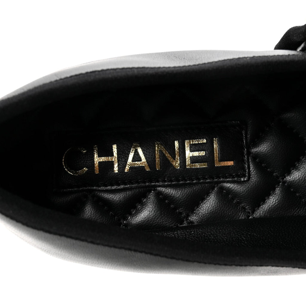 Lambskin Mary Jane Flats 36.5 Black