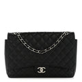 Chanel Caviar Quilted Maxi Double Flap Black