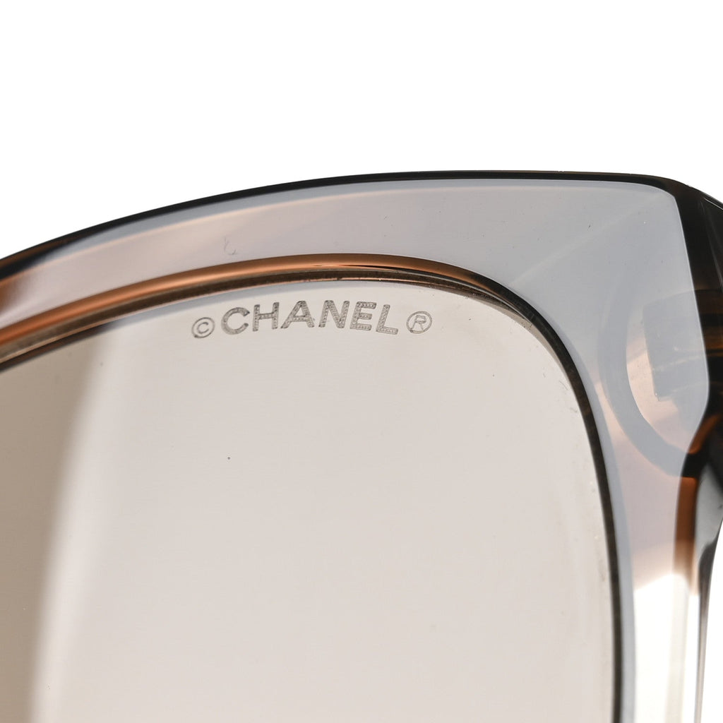 Acetate Pantos Logo Sunglasses 5458-A Brown