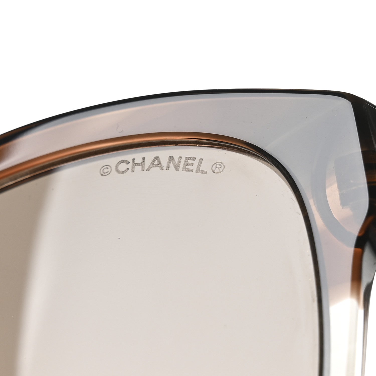 Acetate Pantos Logo Sunglasses 5458-A Brown
