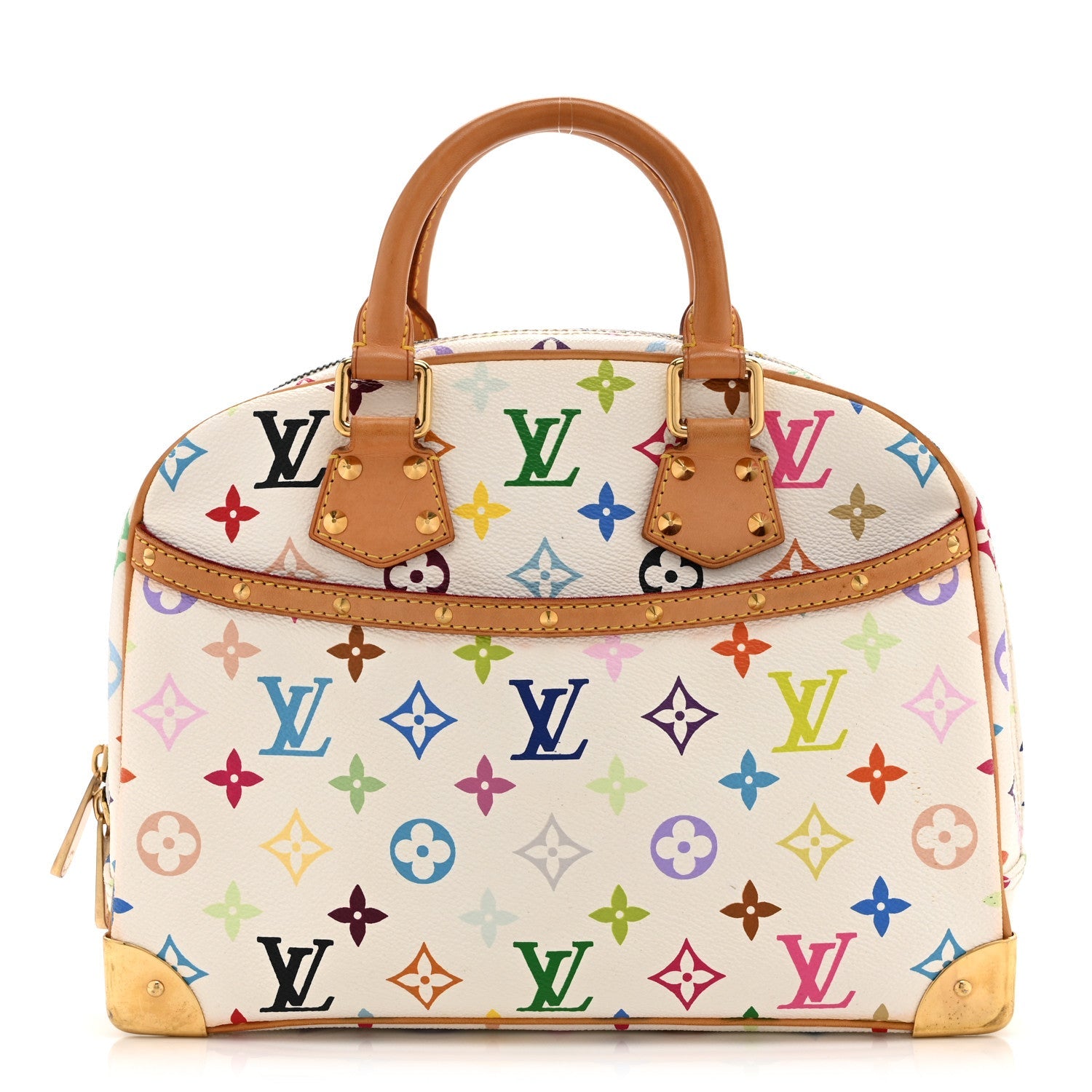 Louis Vuitton Monogram Multicolor Trouville White