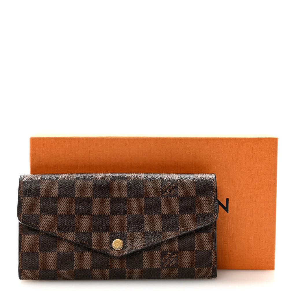 Louis Vuitton Damier Ebene Sarah Wallet NM