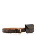 Louis Vuitton Monogram Ceinture Pochette Solo Belt 80 32
