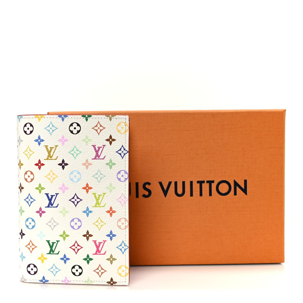 Louis Vuitton LV X TM Monogram Multicolor Passport Cover White
