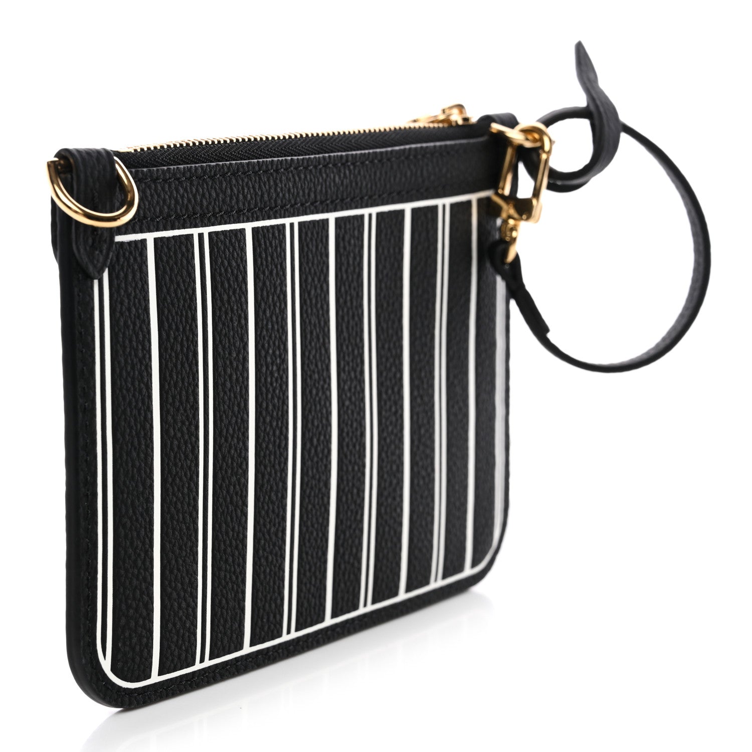 Louis Vuitton Calfskin Neverfull Inside Out BB Pochette Black