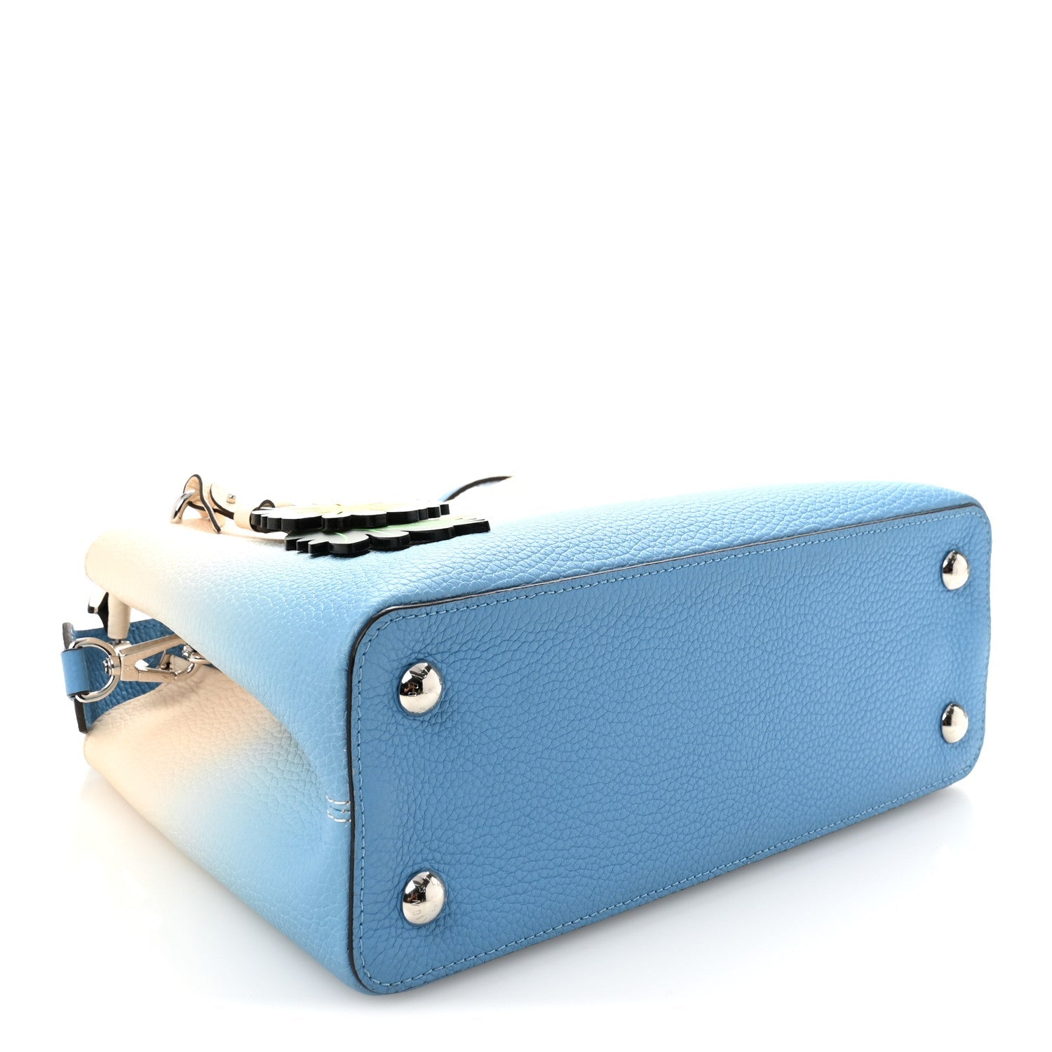 Louis Vuitton Taurillon Capucines MM Gradient Blue