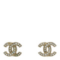 Crystal CC Earrings Gold