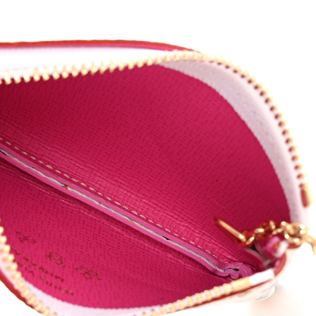 Louis Vuitton LV X TM Monogram Multicolor Key Pouch White