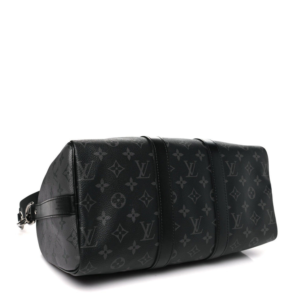 Louis Vuitton Monogram Eclipse Reverse Keepall Bandouliere 35