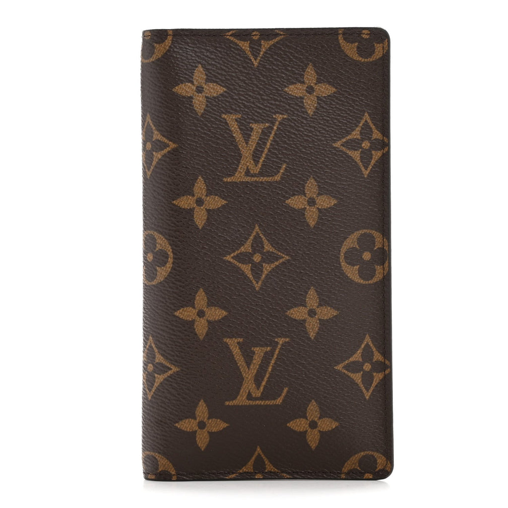 Louis Vuitton Monogram Checkbook Holder Case Wallet