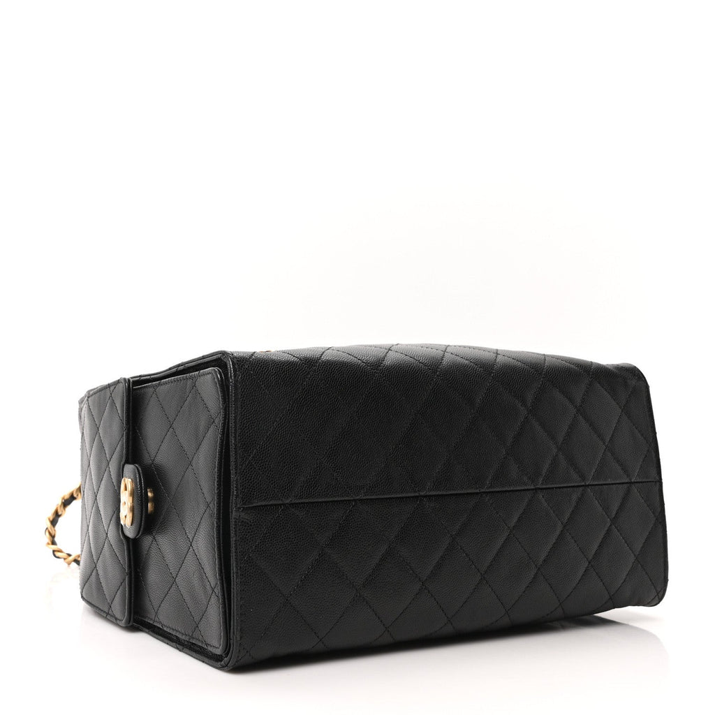 Chanel Caviar Quilted Medium Chanel 25 Handbag Black