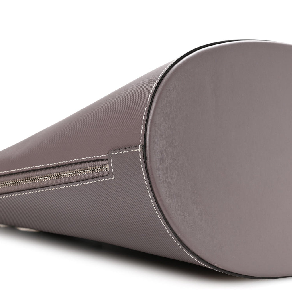 Louis Vuitton Veau Satin Holdall PM Gris