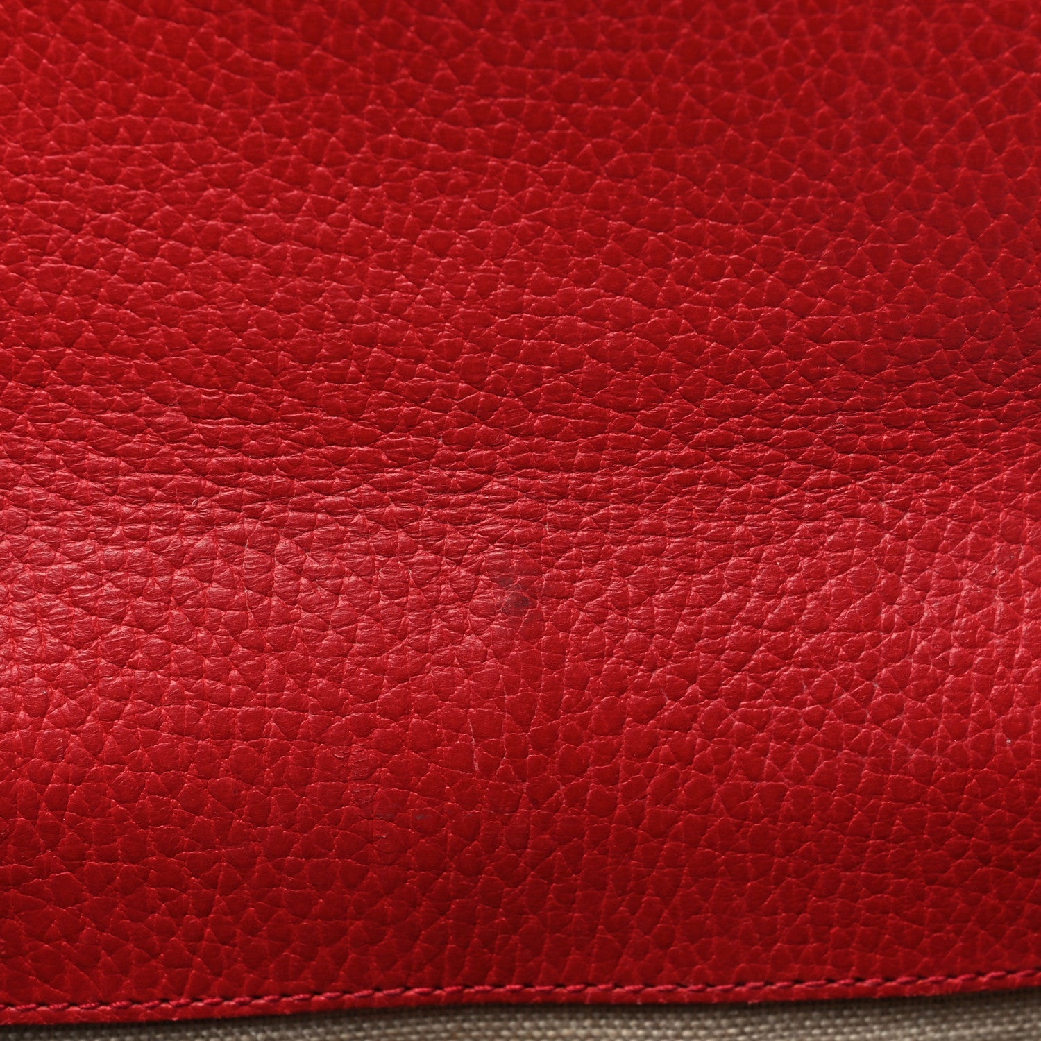 Gucci Dollar Calfskin Small Interlocking G Shoulder Bag Red