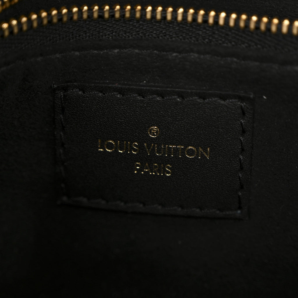 Louis Vuitton Monogram Petite Malle Souple Black