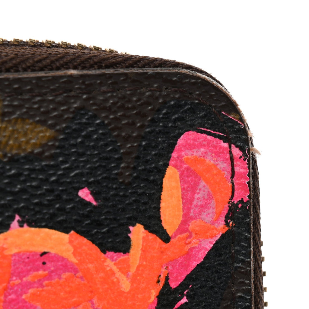 Louis Vuitton Monogram Roses Zippy Wallet