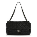 Chanel Caviar Quilted Coco Casual Flap Black
