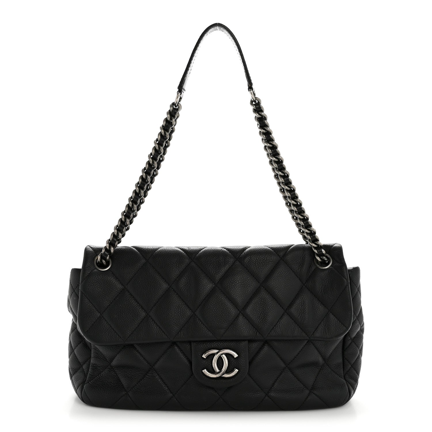 Chanel Caviar Quilted Coco Casual Flap Black