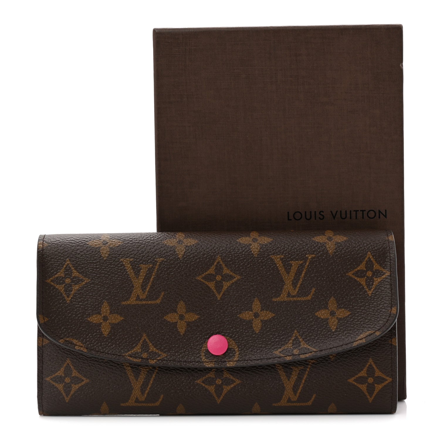 Louis Vuitton Monogram Emilie Wallet Fuchsia