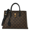 Louis Vuitton Monogram Flower Tote Black