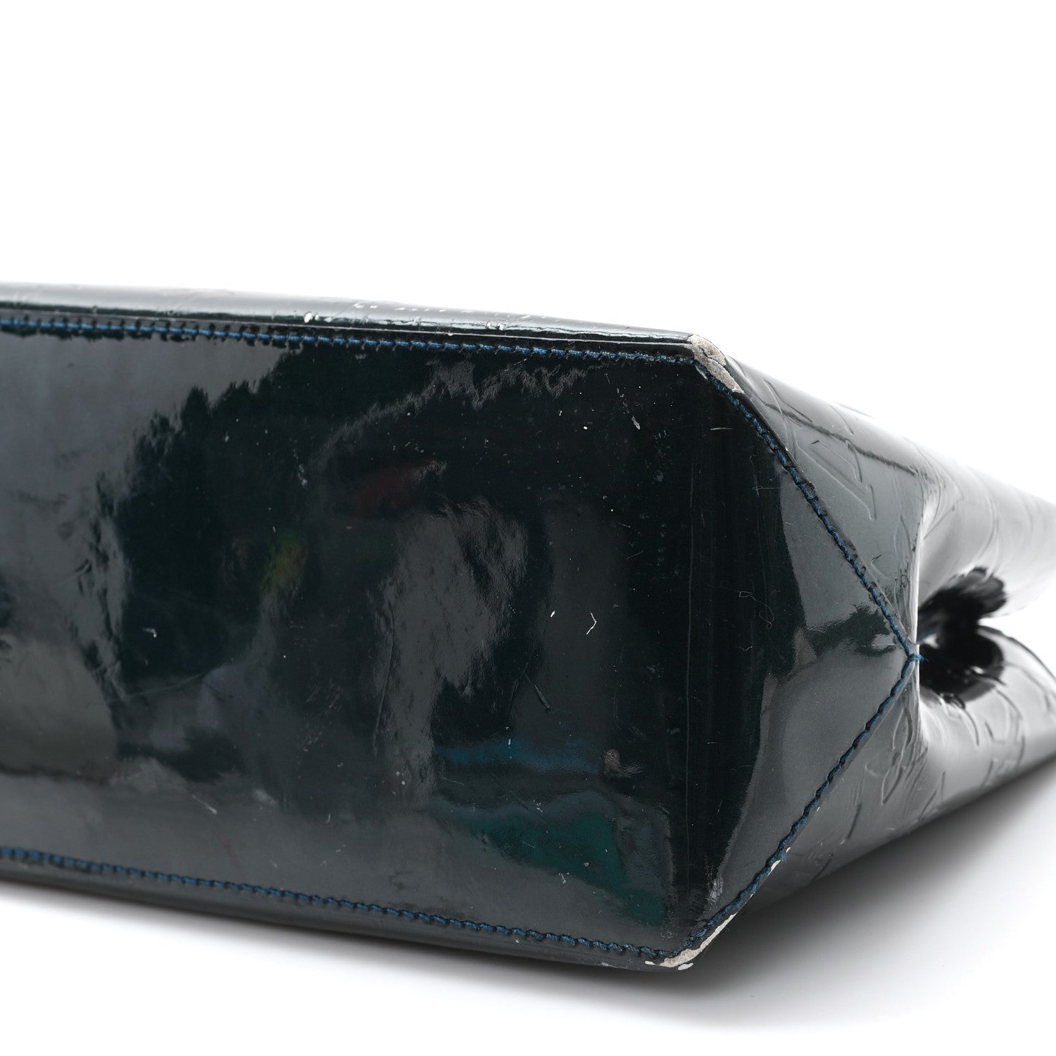 Louis Vuitton Vernis Wilshire PM Blue Nuit