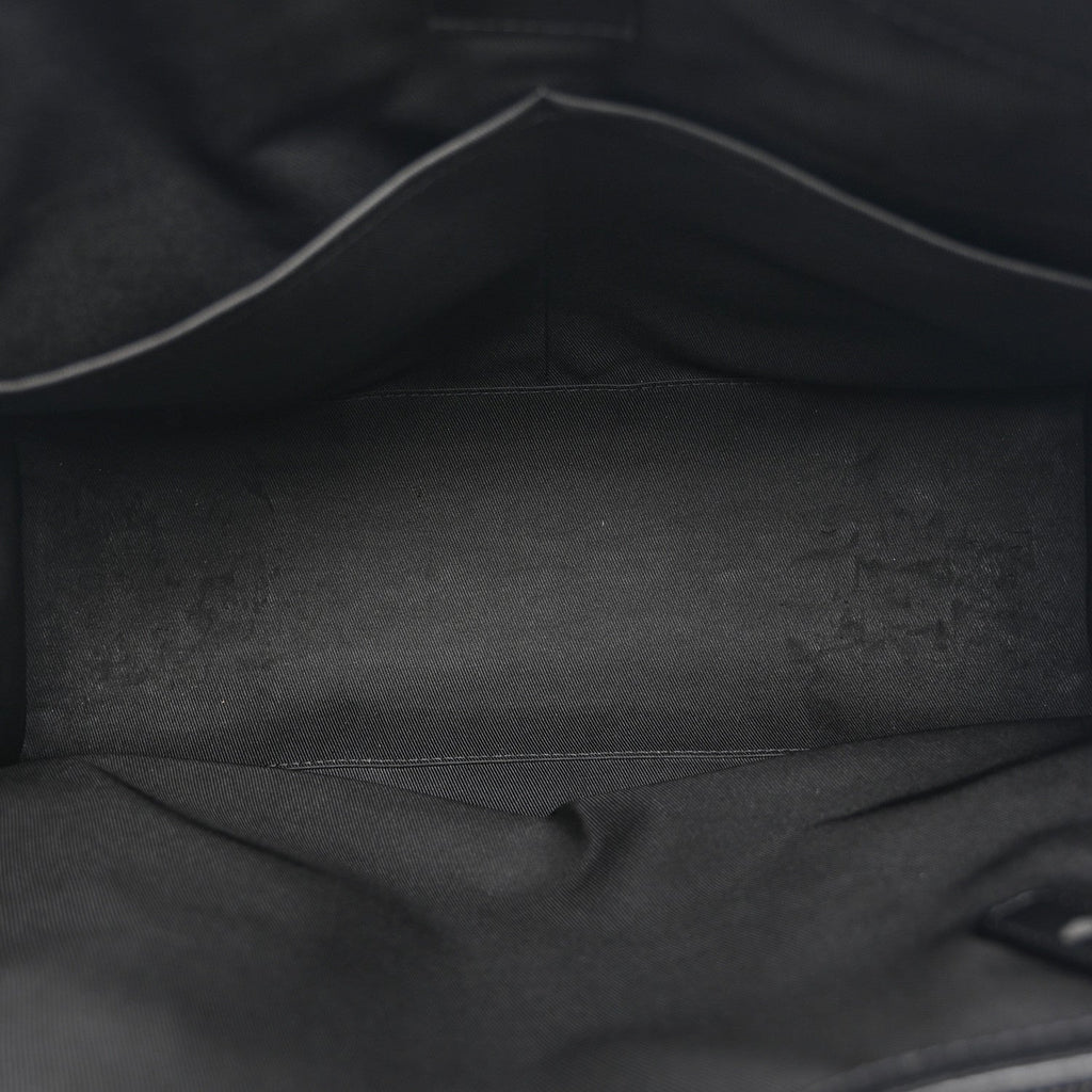 Louis Vuitton Grained Calfskin LV Aerogram Tote Black
