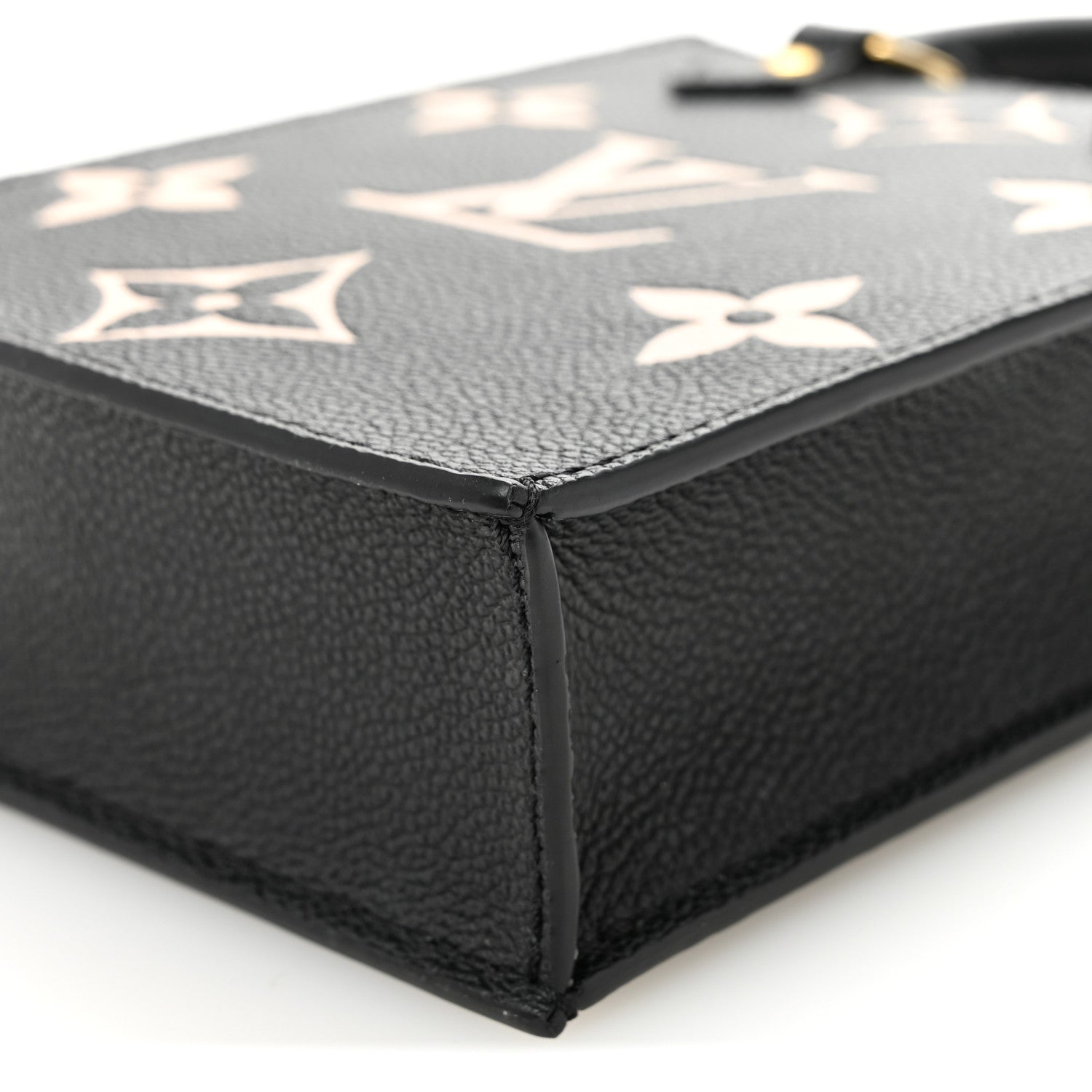 Louis Vuitton Empreinte Monogram Giant Petit Sac Plat Black Beige
