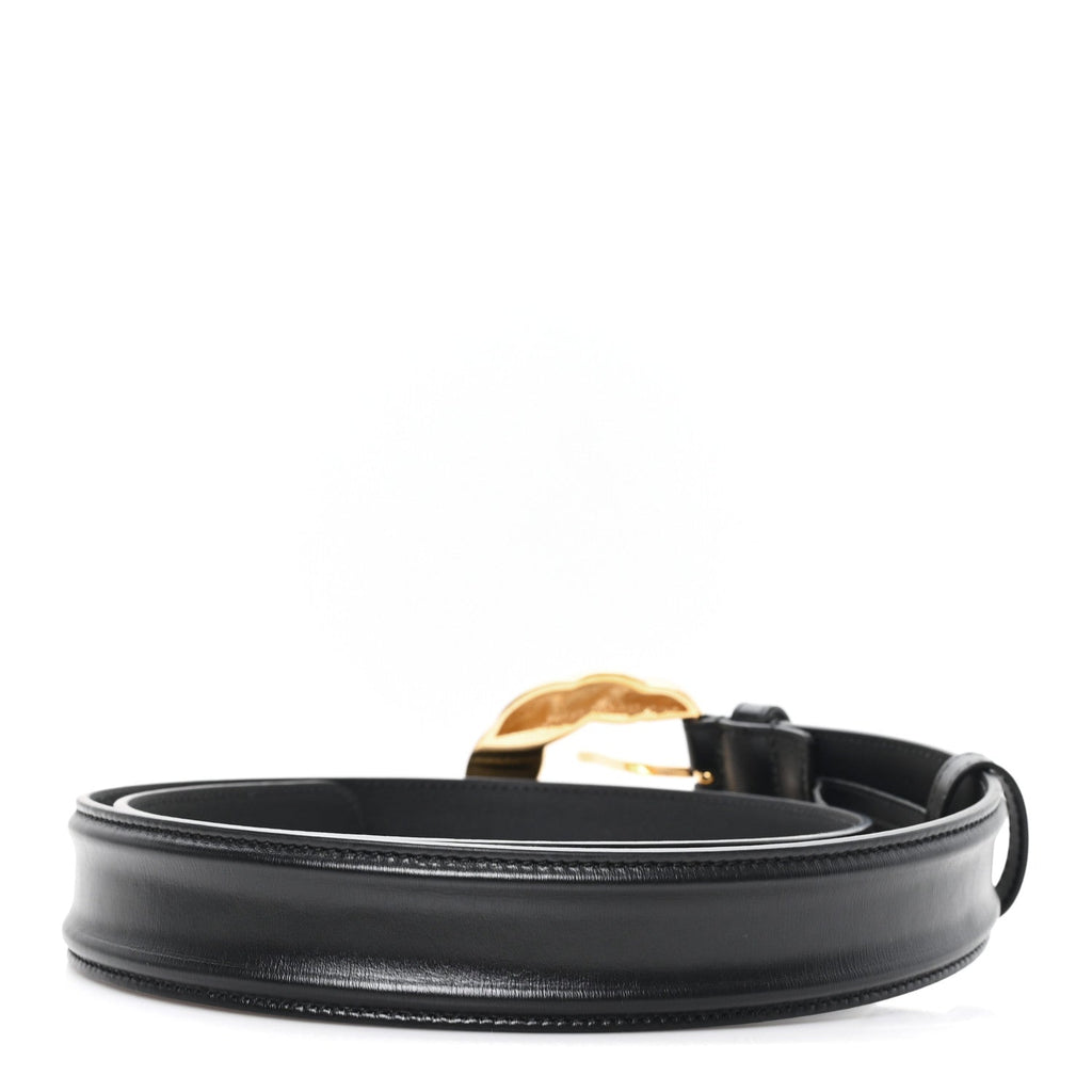 Gucci Ciny Calfskin Lux Torchon 35mm Belt 95 38 Black