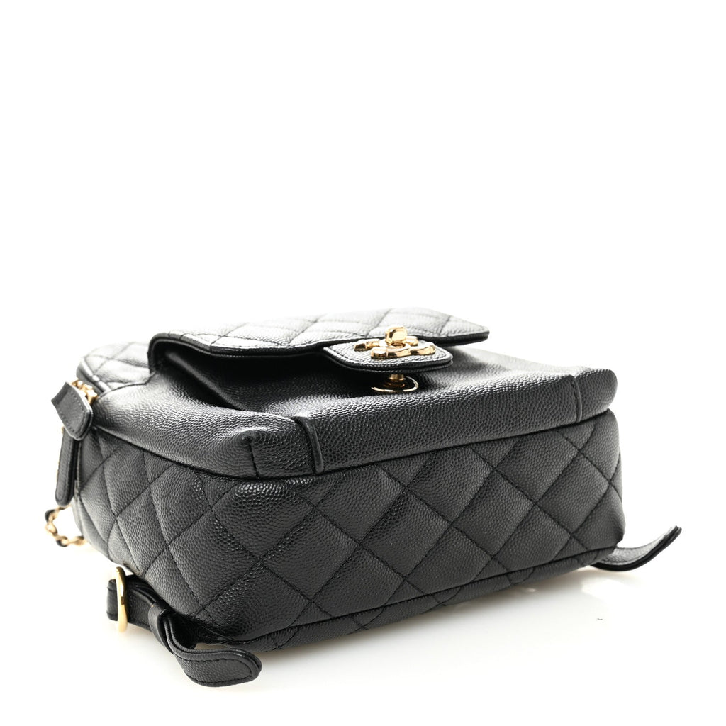 Chanel Caviar Quilted Small CC Day Backpack Black