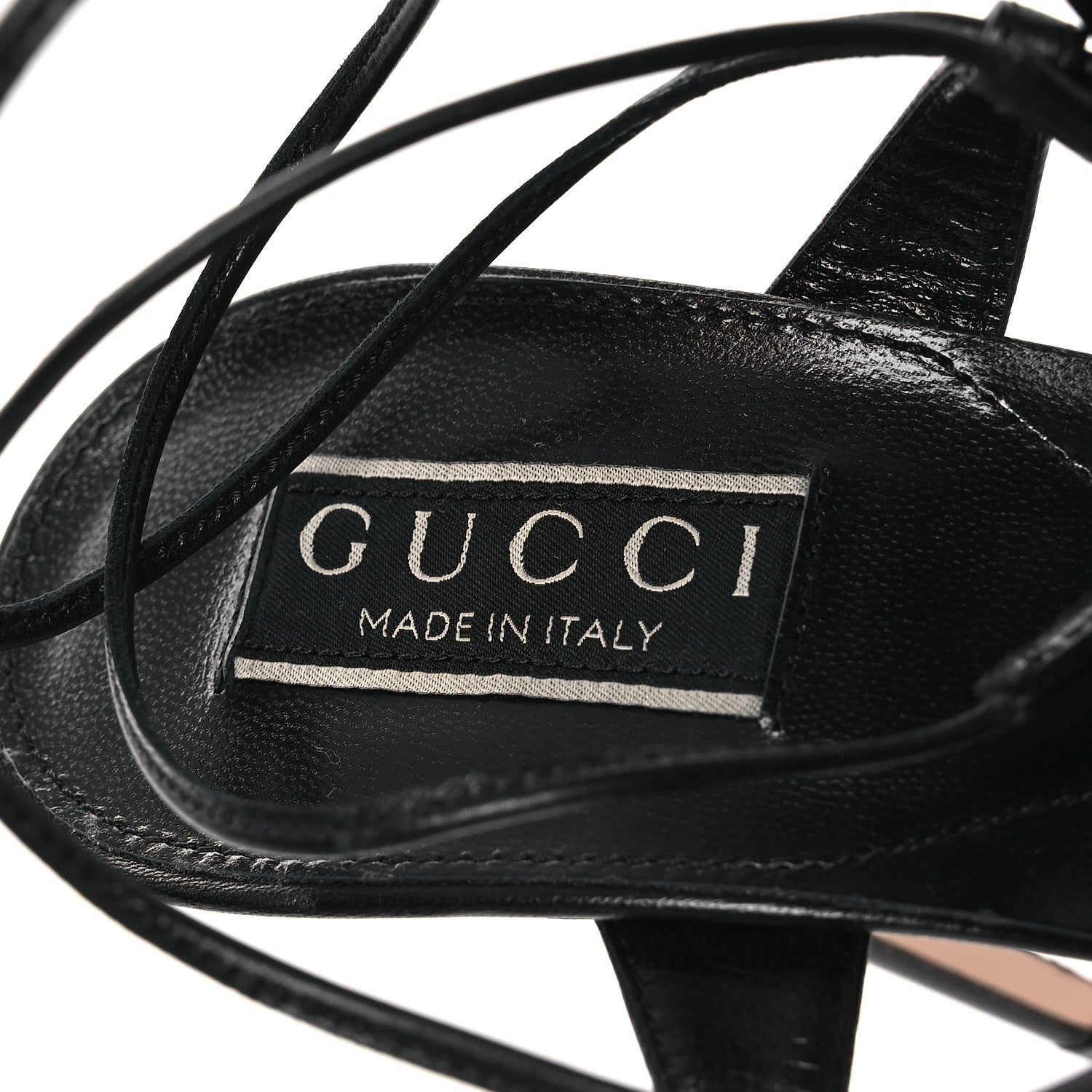 Gucci Malaga Kid Crystal Strappy Horsebit Sandals 39.5 Black